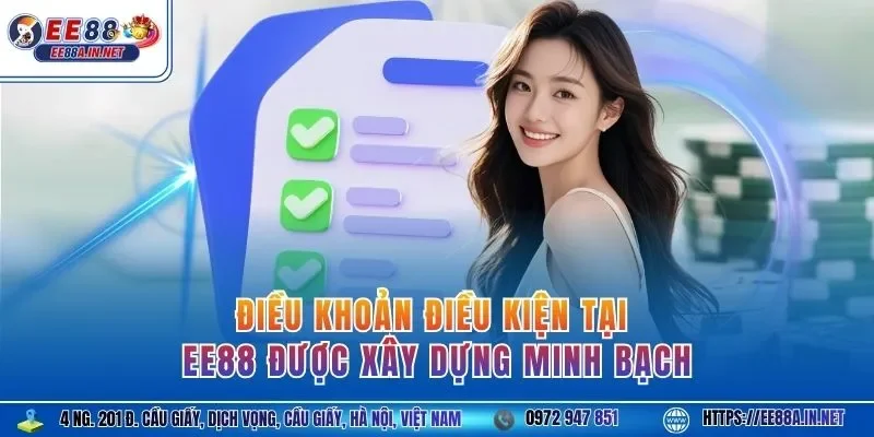 Điều khoản và điều kiện tại EE88 được xây dựng minh bạch